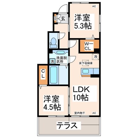 セシルの物件間取画像